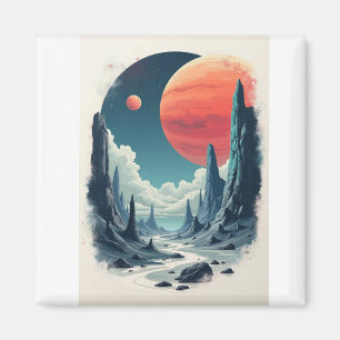 Universe Adventure: Engrossing Space Art for space Magnet