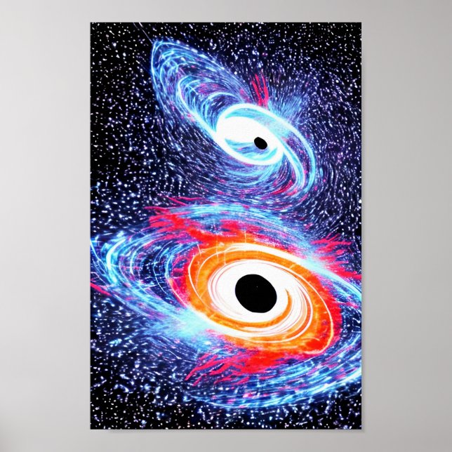 Universe Blackhole Explosion in the Universe Skies Poster (Front)