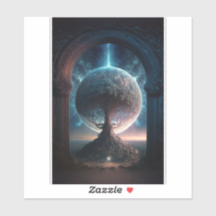 Universe Cosmic Tree Surreal Fantasy Art