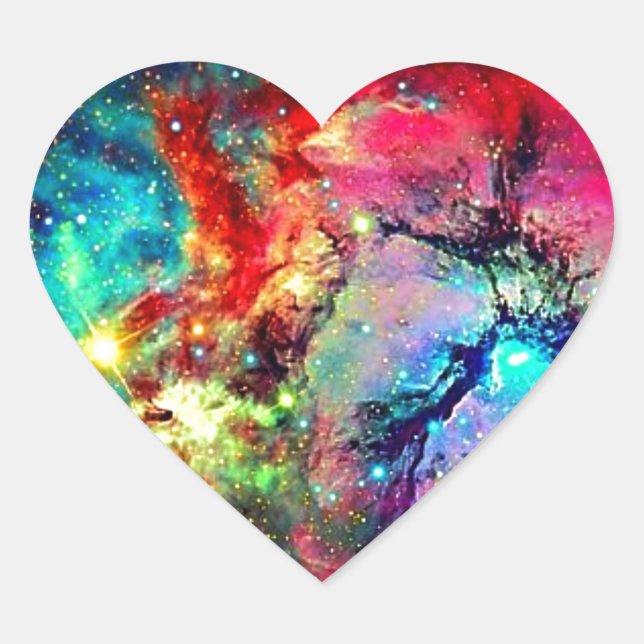 Universe Heart Sticker (Front)