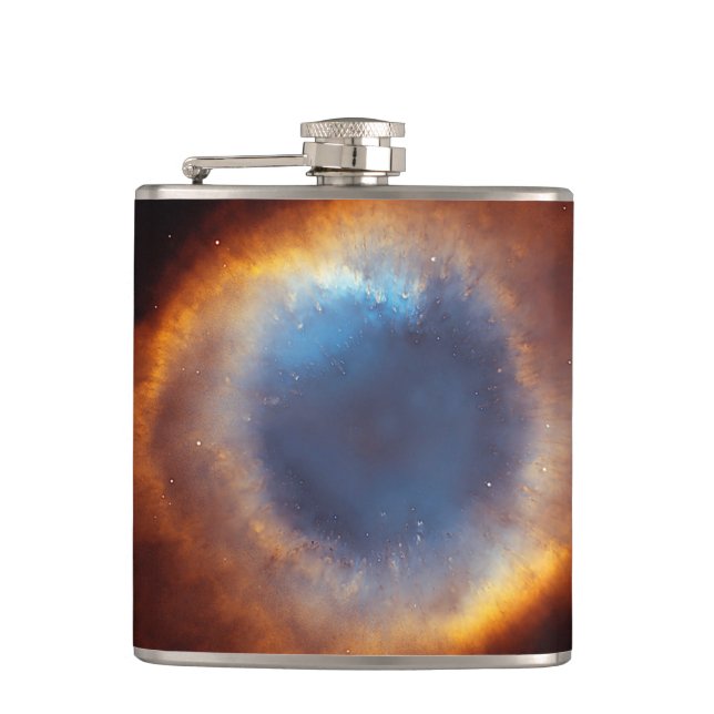 Universe Helix - Eye Of God 1 Hip Flask (Front)