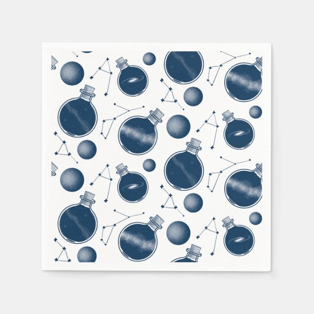 Universe in a Bottle Napkin (Front)