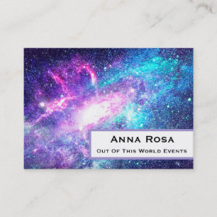 ** Universe Nebula Galaxy Cosmic Space Business Card