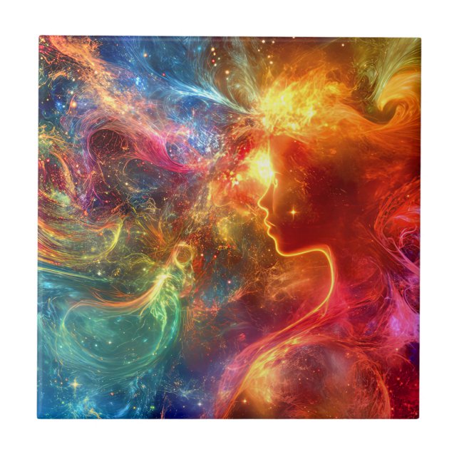 Universe One Ceramic Tile (Front)