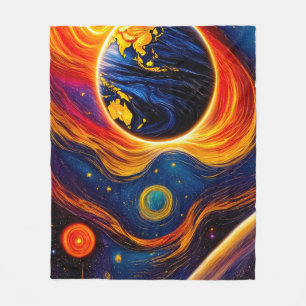 Universe panel 50x84 002 fleece blanket