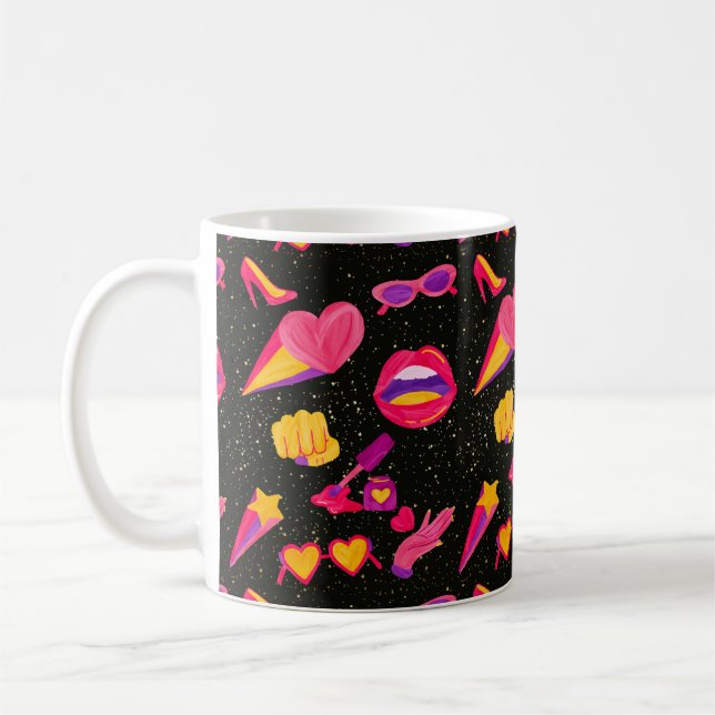 UNIVERSE PINK COFFEE MUG (Left)