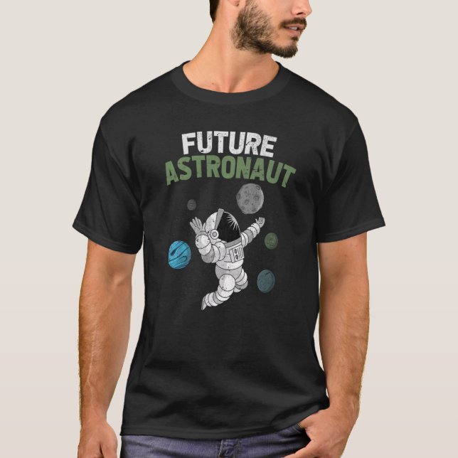 Universe Planets Science Outer Space Future Astron T-Shirt (Front)