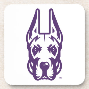 University at Albany Great Dane Mascot Head Coaster
