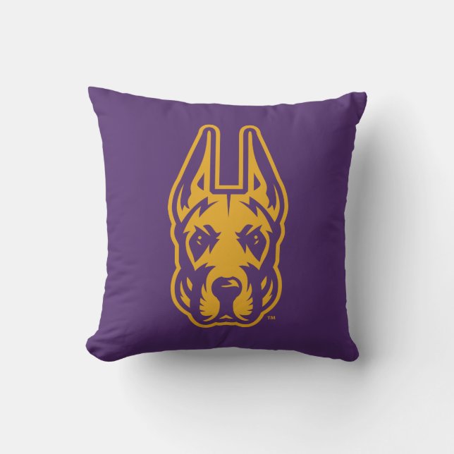 University at Albany Great Dane Mascot Head Cushion (Front)