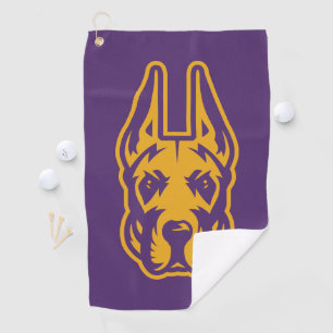 University at Albany Great Dane Mascot Head Golf Towel