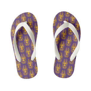 University at Albany Great Dane Mascot Head Kid's Thongs