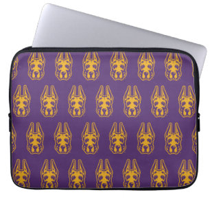 University at Albany Great Dane Mascot Head Laptop Sleeve