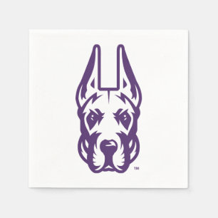 University at Albany Great Dane Mascot Head Napkin