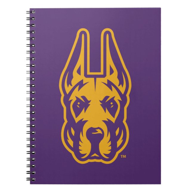 University at Albany Great Dane Mascot Head Notebook (Front)