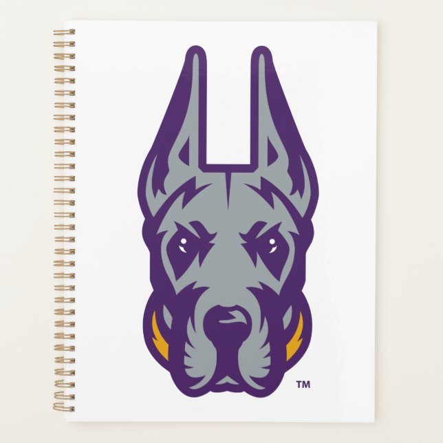 University at Albany Great Dane Mascot Head Planner (Front)