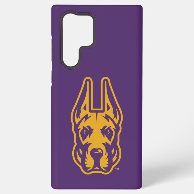 University at Albany Great Dane Mascot Head Samsung Galaxy S22 Ultra Case (Back)