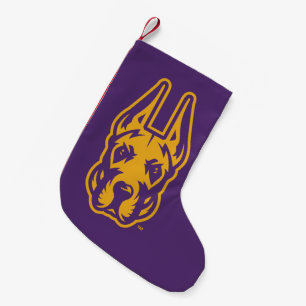 University at Albany Great Dane Mascot Head Small Christmas Stocking