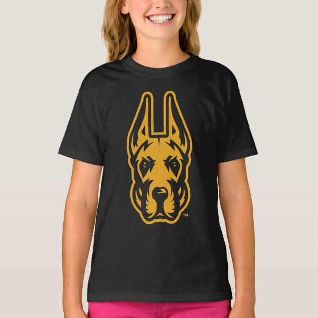 University at Albany Great Dane Mascot Head T-Shirt (Front)