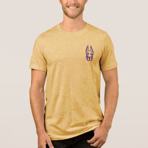 University at Albany Great Dane Mascot Head Tri-Blend Shirt
