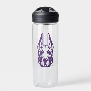 University at Albany Great Dane Mascot Head Water Bottle