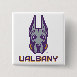 University at Albany Great Danes 15 Cm Square Badge