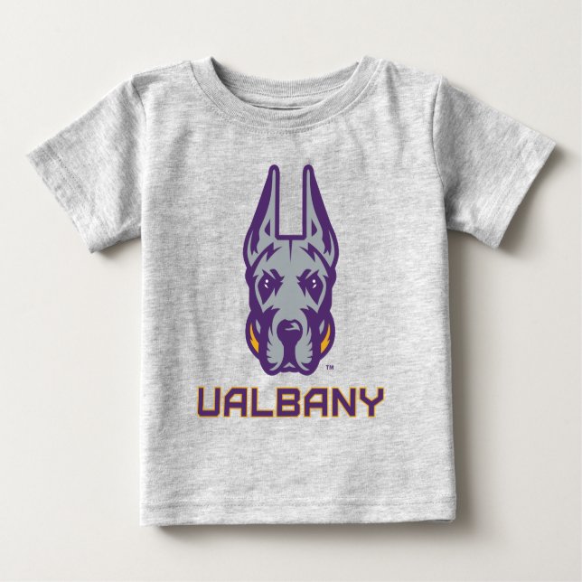 University at Albany Great Danes Baby T-Shirt (Front)