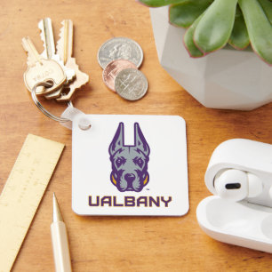 University at Albany Great Danes Key Ring