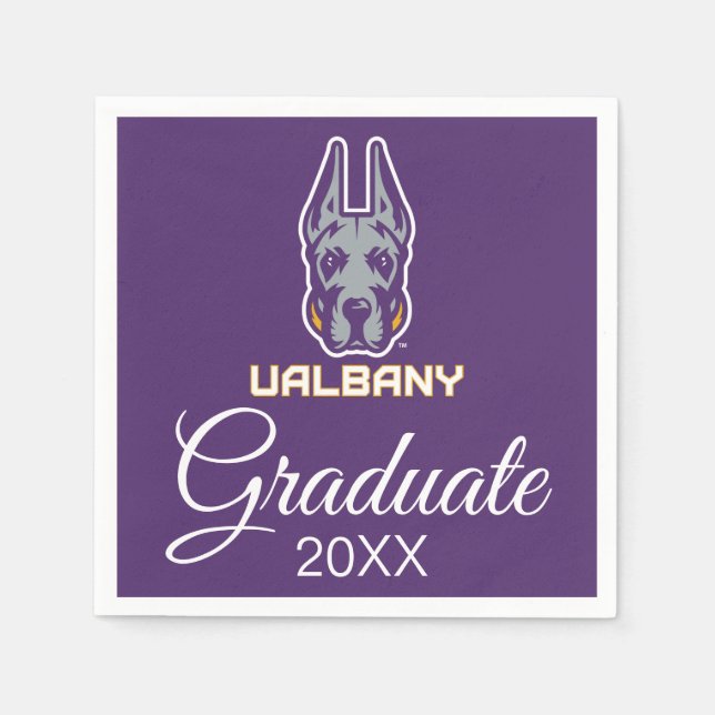 University at Albany Great Danes Napkin (Front)