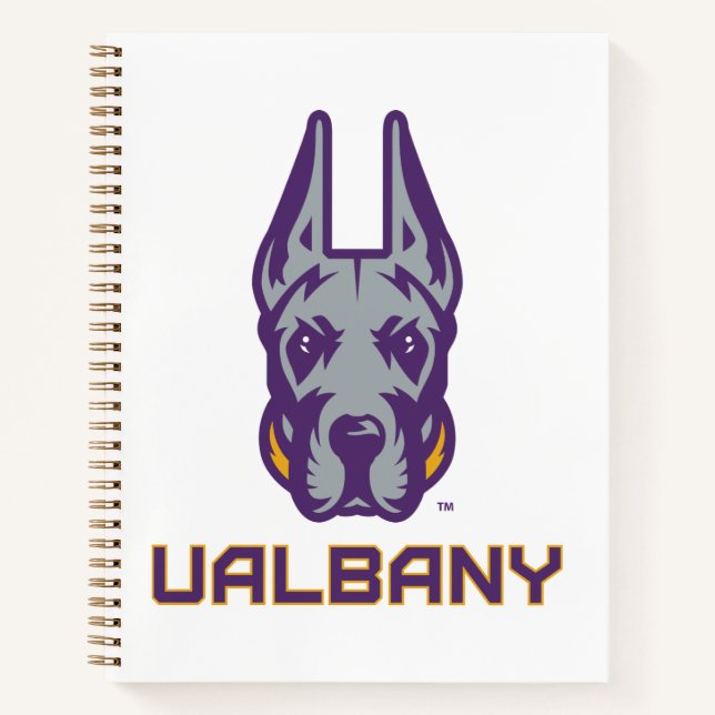University at Albany Great Danes Notebook (Front)