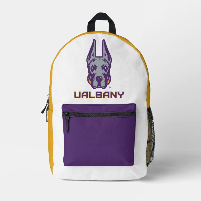 University at Albany Great Danes Printed Backpack (Front)