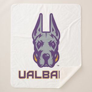University at Albany Great Danes Sherpa Blanket