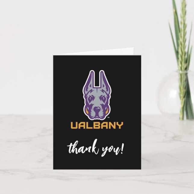 University at Albany Great Danes Thank You Card (Front)