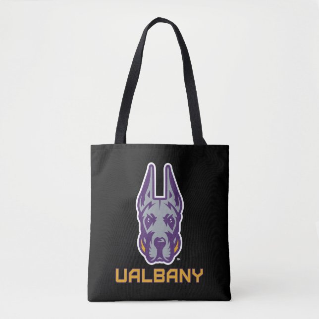 University at Albany Great Danes Tote Bag (Front)
