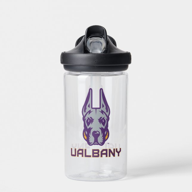 University at Albany Great Danes Water Bottle (Front)