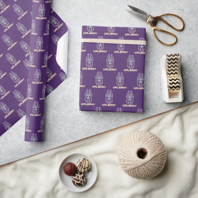 University at Albany Great Danes Wrapping Paper (Crafts)