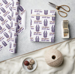 University at Albany Great Danes Wrapping Paper