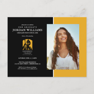 University at Albany Iconic Logo Announcement Postcard