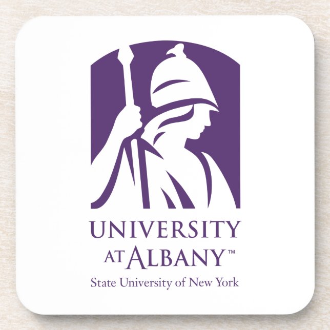 University at Albany Iconic Logo Coaster (Front)