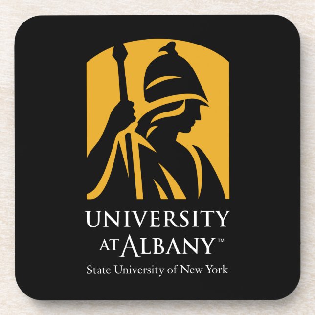 University at Albany Iconic Logo Coaster (Front)