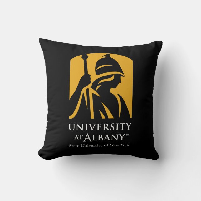 University at Albany Iconic Logo Cushion (Front)