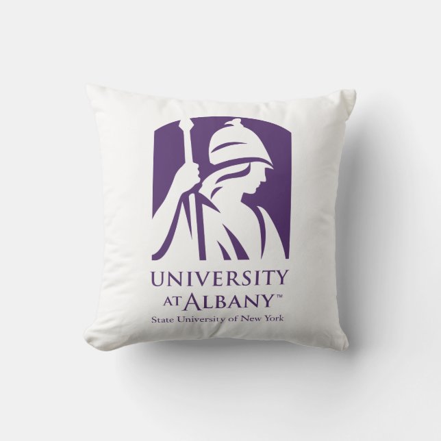 University at Albany Iconic Logo Cushion (Front)