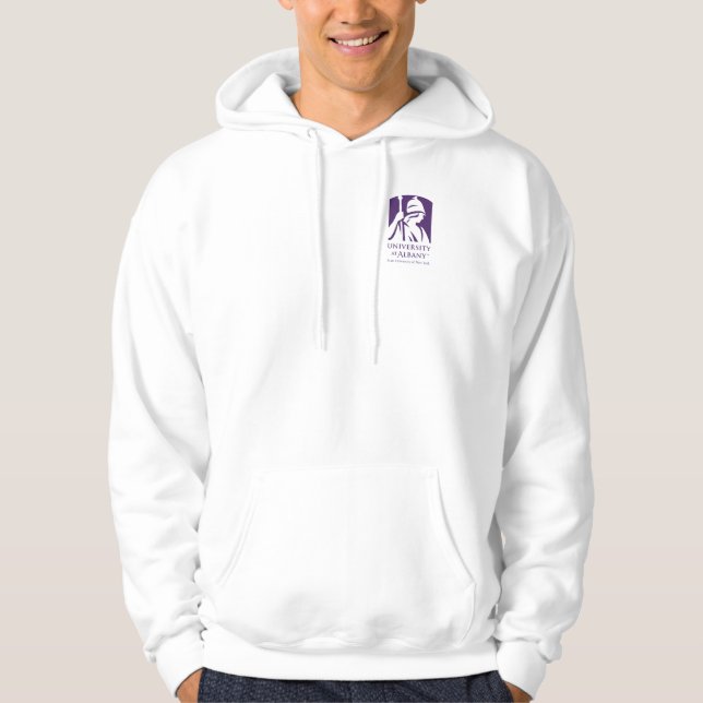 University at Albany Iconic Logo Hoodie (Front)