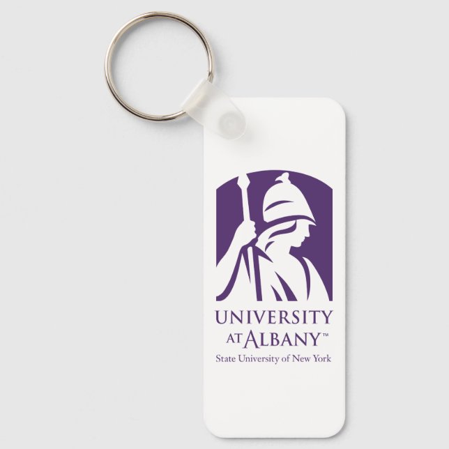 University at Albany Iconic Logo Key Ring (Front)