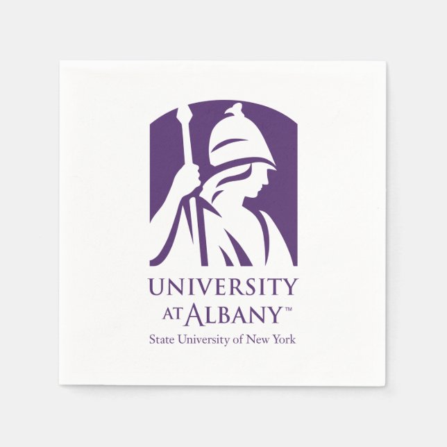 University at Albany Iconic Logo Napkin (Front)
