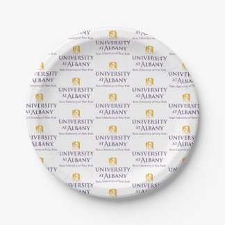 University at Albany Iconic Logo Paper Plate