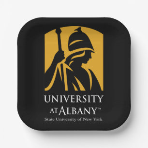 University at Albany Iconic Logo Paper Plate