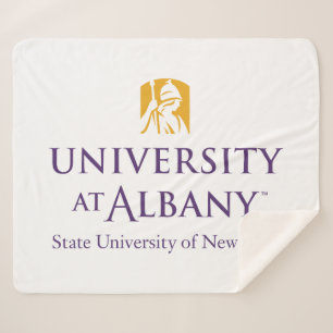 University at Albany Iconic Logo Sherpa Blanket