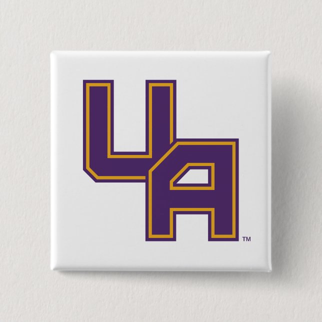 University at Albany Initials Logo 15 Cm Square Badge (Front)