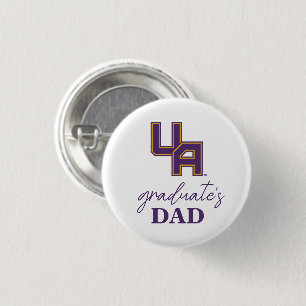 University at Albany Initials Logo 3 Cm Round Badge