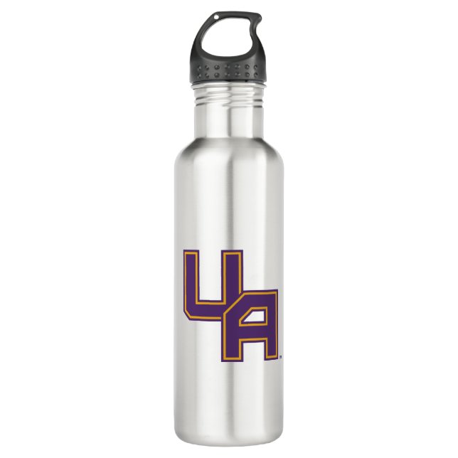 University at Albany Initials Logo 710 Ml Water Bottle (Front)